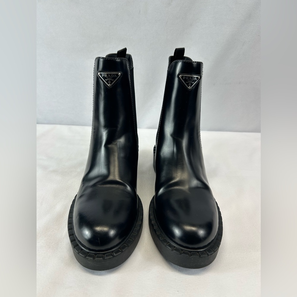 Prada
Brushed Leather Booties